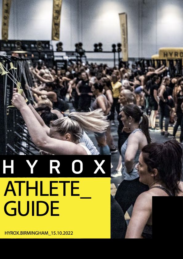 HYROX Birmingham Page 1 Athlete Guide 1